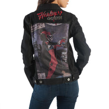 Load image into Gallery viewer, HARLEY QUINN BLK DENIM JACKET