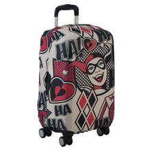 Load image into Gallery viewer, Harley Quinn Luggage Cover DC Comic Accessories Harley Quinn Accessories DC Comic Luggage Cover Harley Quinn Gift