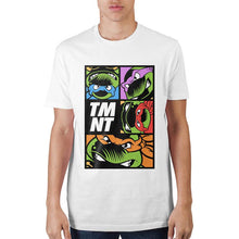 Load image into Gallery viewer, Teenage Mutant Ninja Turtles Grid White T-Shirt