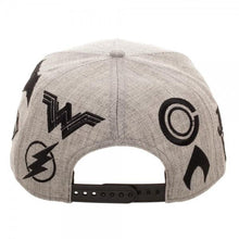 Load image into Gallery viewer, Justice League Embroidered Acrylic Wool Snapback