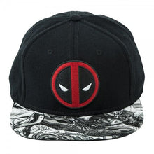 Load image into Gallery viewer, Marvel Deadpool Logo Sublimated Bill Snapback