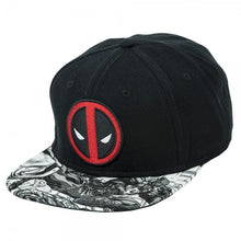 Load image into Gallery viewer, Marvel Deadpool Logo Sublimated Bill Snapback